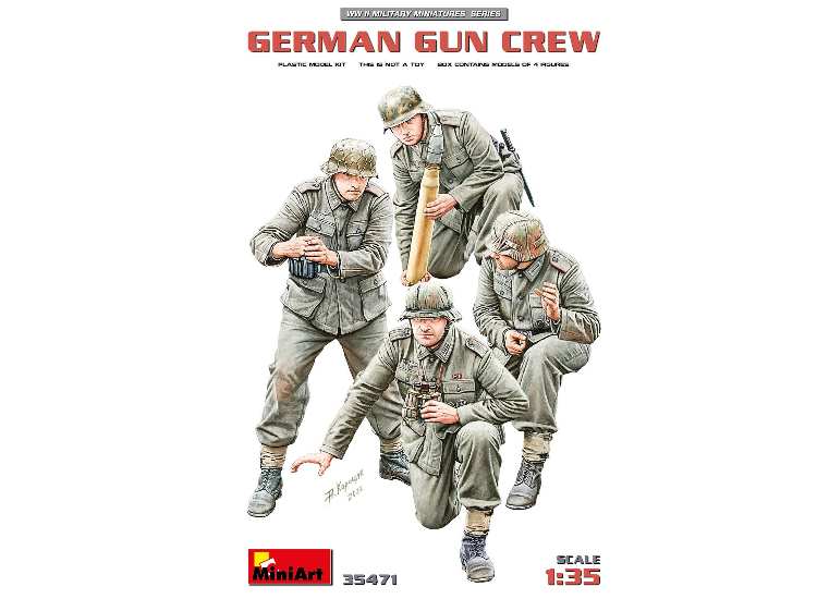 1/35 Miniart - German Gun Crew WWII