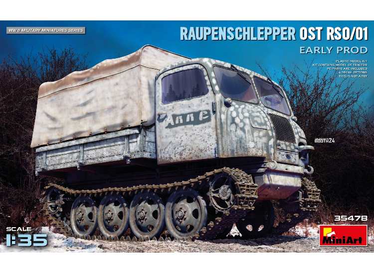 Miniart UMA35478 1/35 - Raupenschlepper Ost RSO/01 Early Prod.