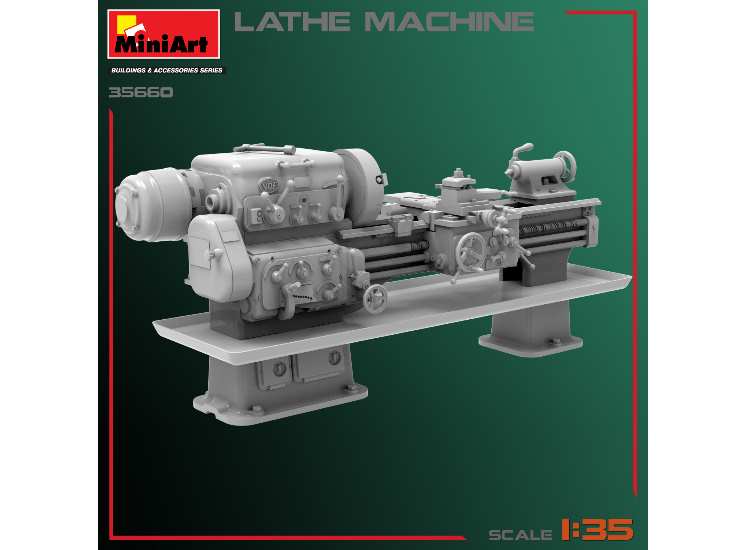 1/35 Miniart - Lathe Machine