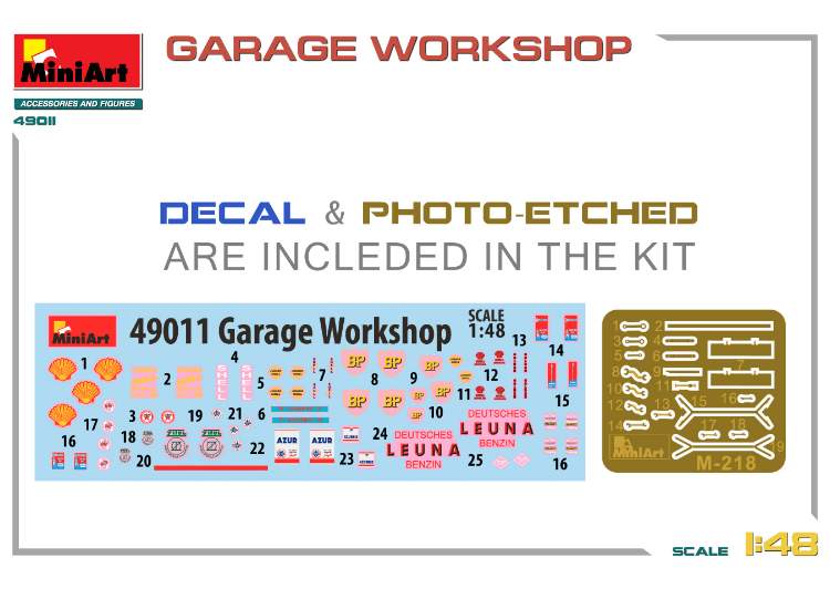 1/48 Miniart - Garage Workshop