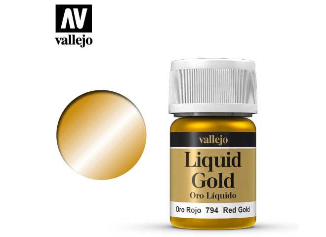 35ml Vallejo - Model Color - Metallic Red Gold (70794)