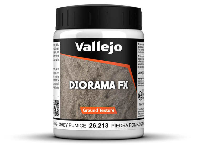 200ml Vallejo - Ground Texture - Rough Grey Pumice