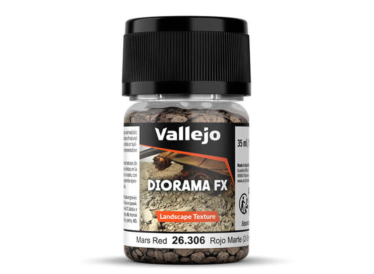 Vallejo VA26306 35ml - Landscape Texture - Mars Red 2-5 mm