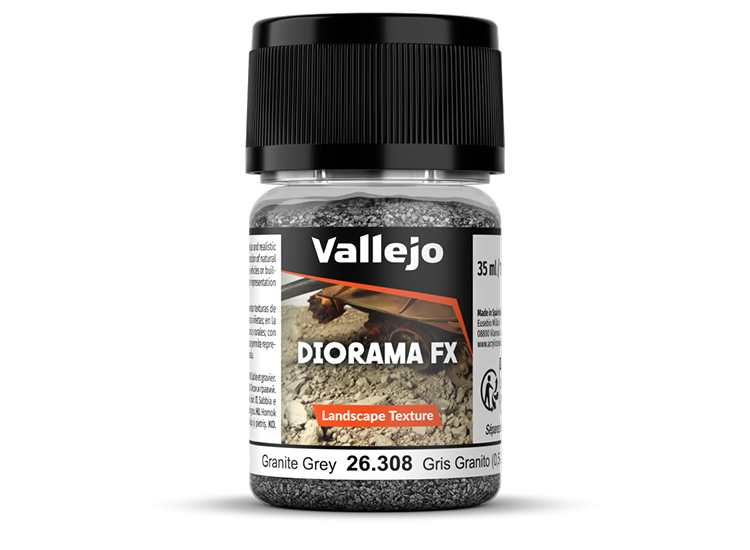 Vallejo VA26308 35ml - Landscape Texture - Granite Grey 0.5-2 mm