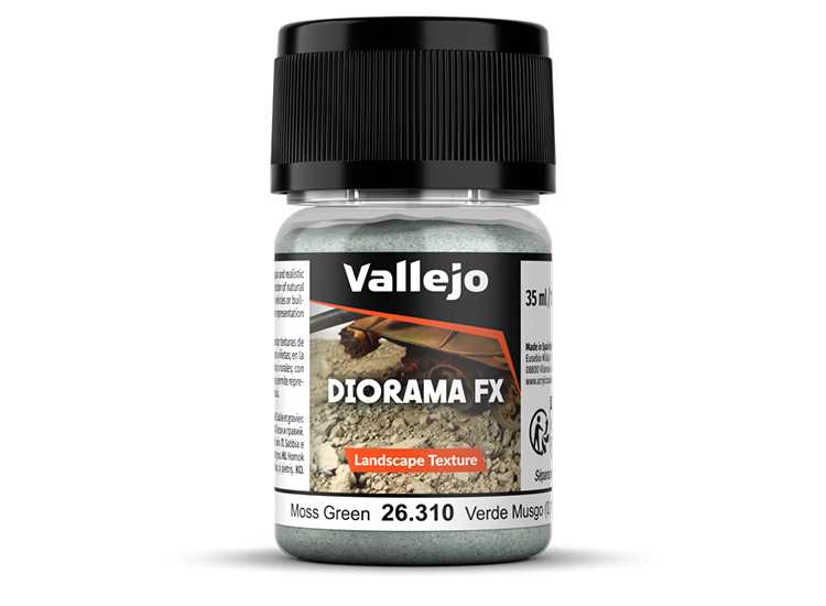 Vallejo VA26310 35ml - Landscape Texture - Moss Green 0.1-1 mm