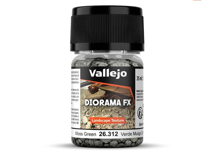 35ml Vallejo - Landscape Texture - Moss Green 2-5 mm