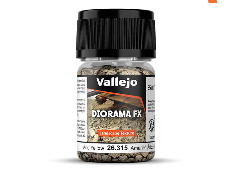 Vallejo VA26315 35ml - Landscape Texture - Arid Yellow 2-5 mm