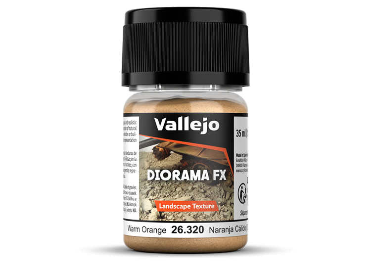 Vallejo VA26320 35ml - Landscape Texture - Warm Orange 0.1-1 mm