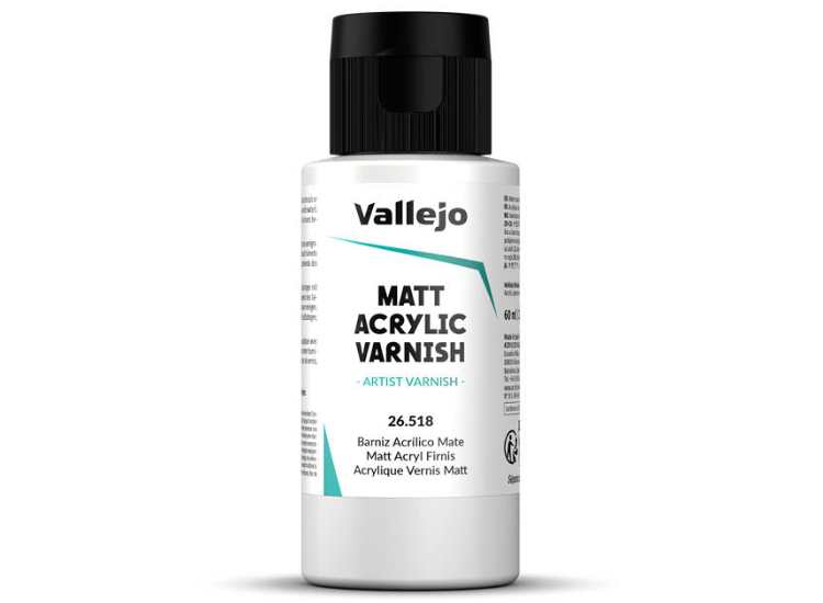 60ml Vallejo - Liquid Acrylic Varnish Matt - 60ml