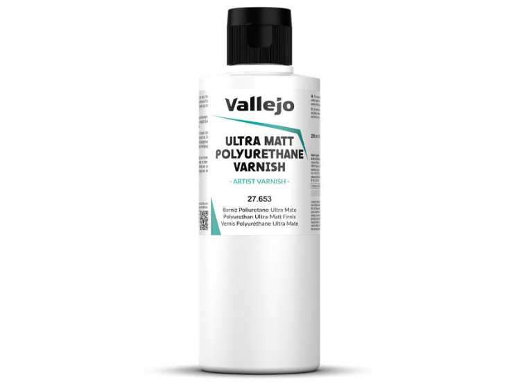 200ml Vallejo - Ultra Matt Varnish - Polyurethane