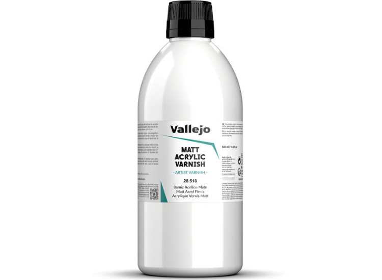 500ml Vallejo - Liquid Acrylic Varnish Matt - 500ml