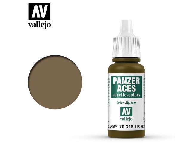 17ml Vallejo - Panzer Aces - 318 US Army Tank Crew