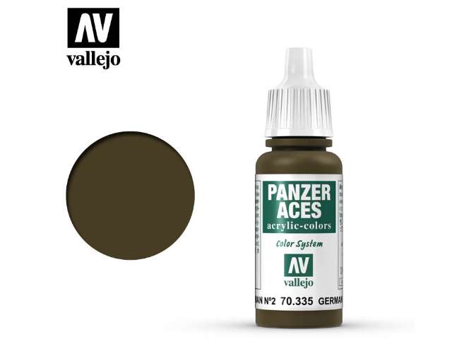 17ml Vallejo - Panzer Aces - 335 German Tank Crew II (Feldgrau)