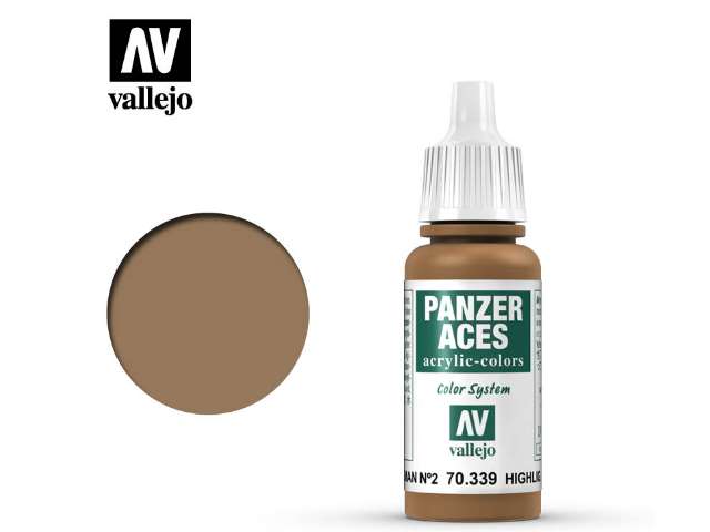 17ml Vallejo - Panzer Aces - 339 Highlight German Tank Crew II (Feldgrau)