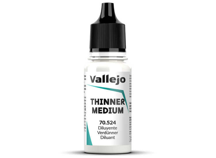18ml Vallejo - Model Color - Thinner Medium 70524 (215)
