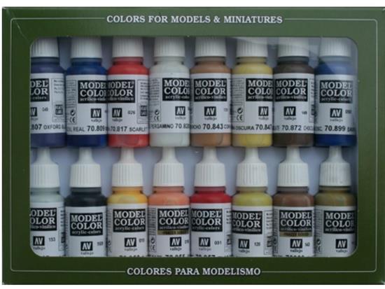 17ml x 16 Vallejo - Model Color Set - American Colonial