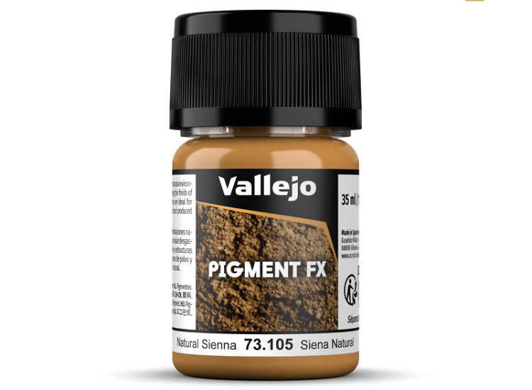 30ml Vallejo - Pigments - 73105 Natural Sienna