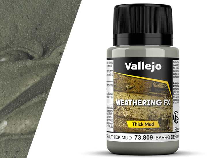 Vallejo VA73809 40ml - Weathering Effects - Industrial Thick Mud