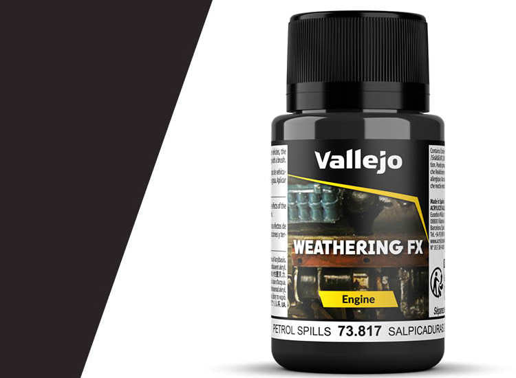 40ml Vallejo - Weathering Effects - Engine - Petrol Spills