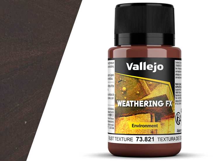 Vallejo 73821 40ml - Weathering Effects - Environment - Rust Texture
