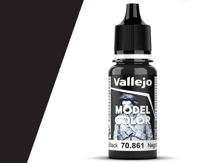 18ml Vallejo - Model Color - Glossy Black (192)