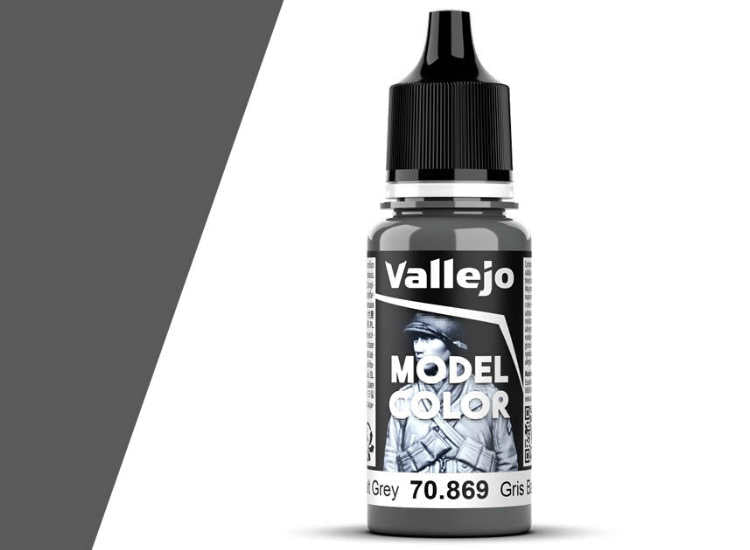 18ml Vallejo - Model Color - Basalt Grey (187)