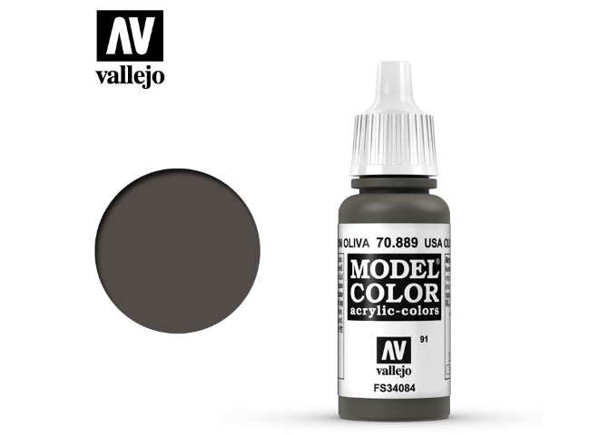 17ml Vallejo - Model Color - Olive Brown (130)