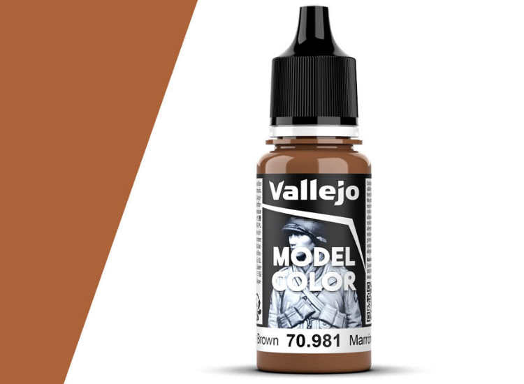 18ml Vallejo - Model Color - Orange Brown (160)