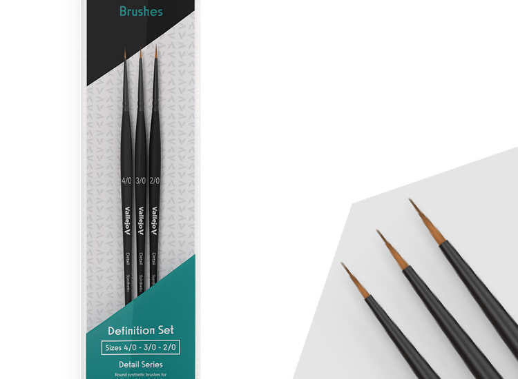 - Vallejo - Detail Brushes - Definition Set