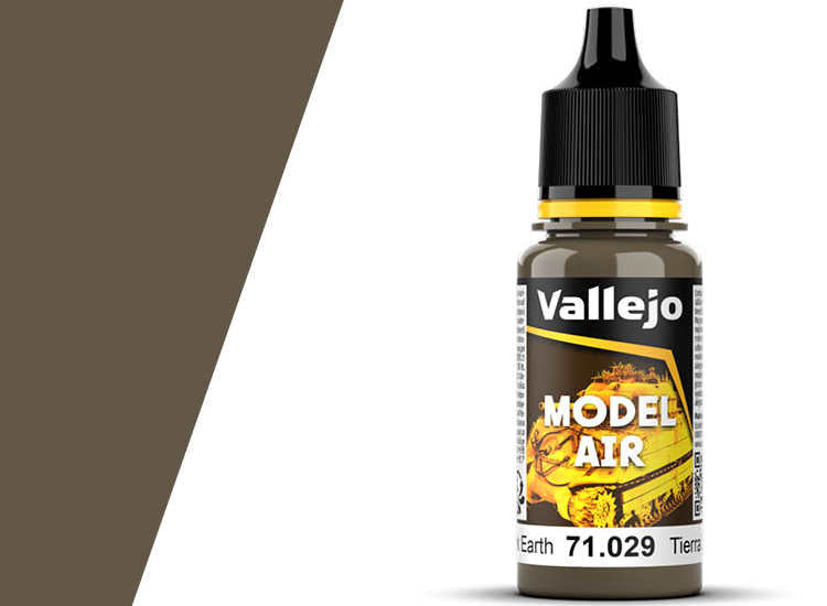 18ml Vallejo - Model Air - 029 Dark Earth