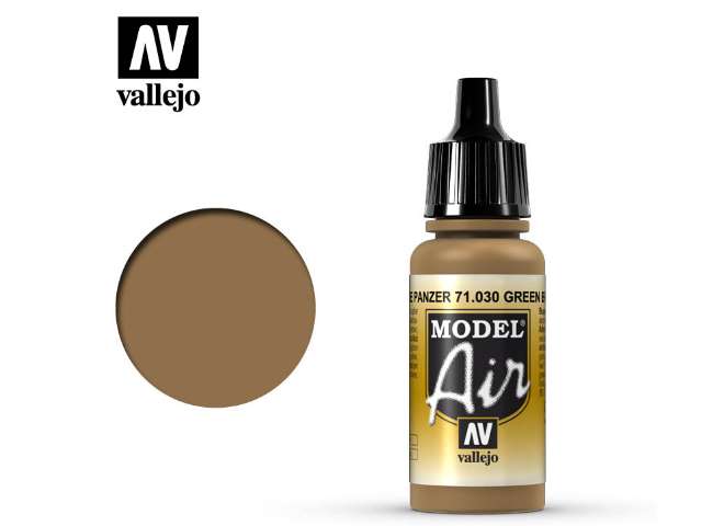 17ml Vallejo - Model Air - 030 Green Brown