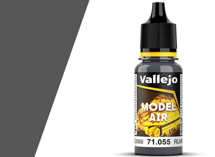 18ml Vallejo - Model Air - 055 Black Grey RLM66