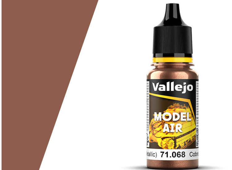 18ml Vallejo - Model Air - 068 Copper (Metallic)