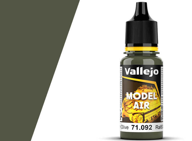18ml Vallejo - Model Air - 092 RAL6003 Medium Olive