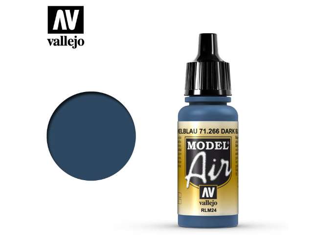 17ml Vallejo - Model Air - 266 Dark Blue RLM24