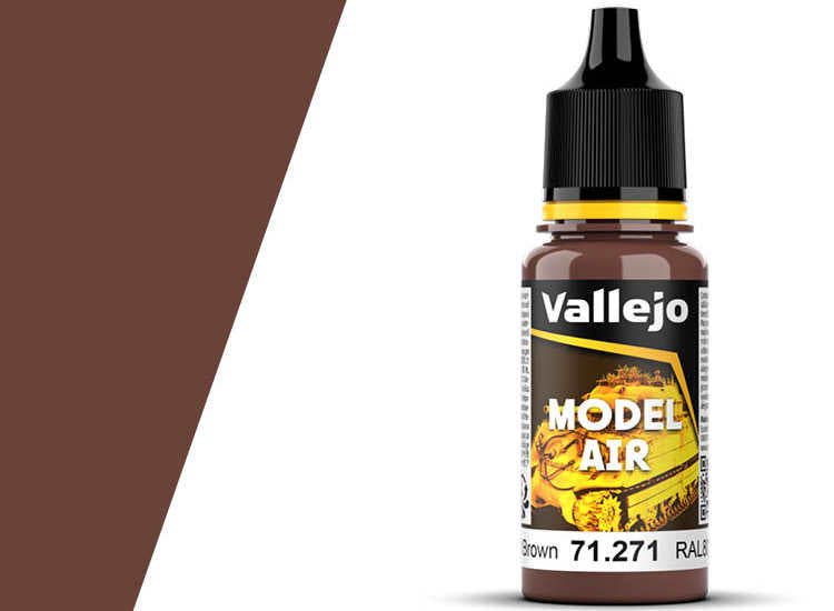 18ml Vallejo - Model Air - 271 German Red Brown