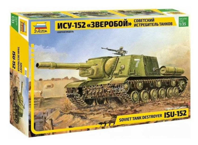 1/35 Zvezda - Soviet Self-Propelled Gun ISU-152