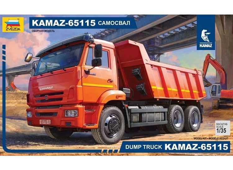 1/35 Zvezda - Dump Truck Kamaz 65115