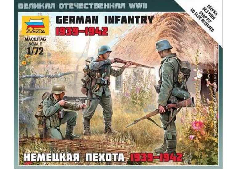 1/72 Zvezda - German Infantry 1939-42