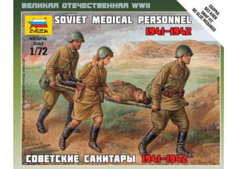 1/72 Zvezda - Soviet Medical Personnel 1941-1942