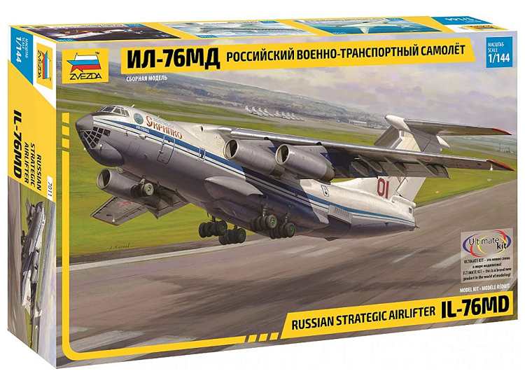 1/144 Zvezda - llyushin IL-76 MD Russian Strategic Airlifter