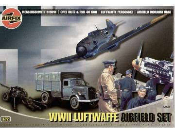 Military Aircraft  Sale on Airfix Wwii Luftwaffe Airfield Set Scale 1 72 06902
