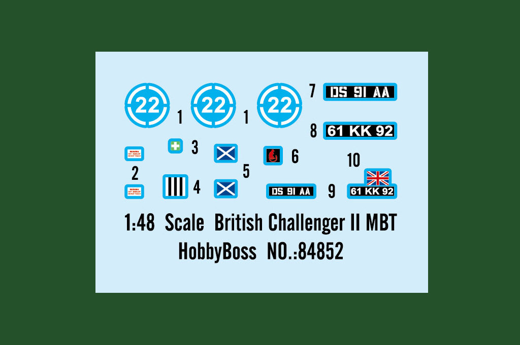 Hobbyboss HBB84852 1/48 - Challenger II British MBT