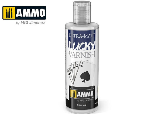 Ammo Mig 2050 60ml Ultra-Matt Lucky Acrylic Varnish