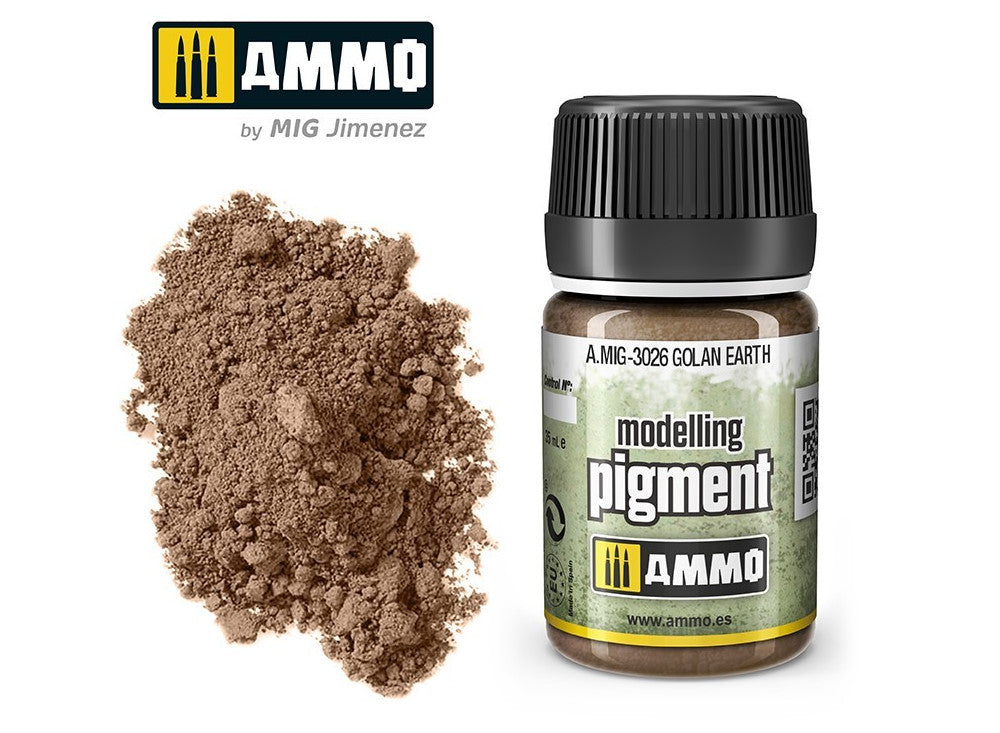 Ammo Mig 3026 35ml Pigments - Golan Earth