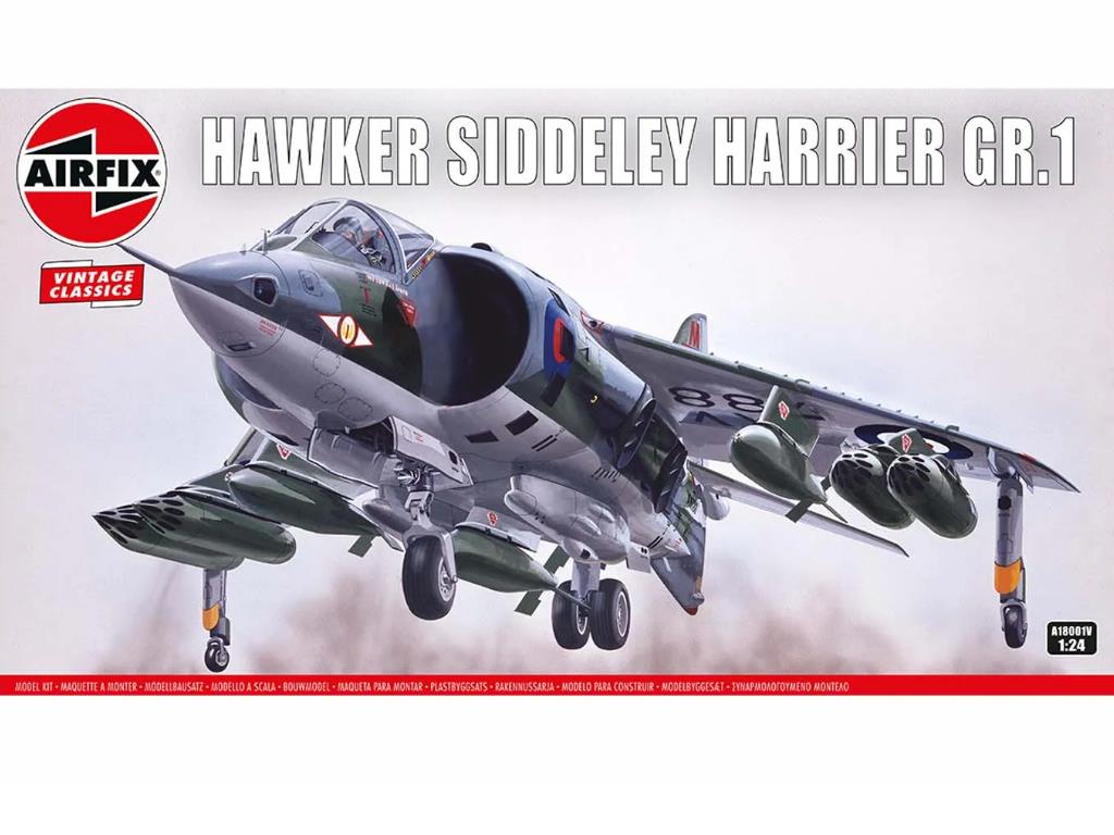 Airfix 18001V 1/24 Hawker Siddeley Harrier GR.1