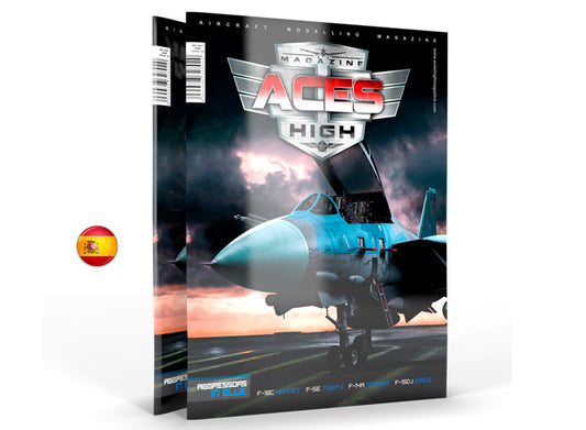 AK Interactive 02942 Aces High Magazine 19 - Aggressors in Blue - Spanish Edition