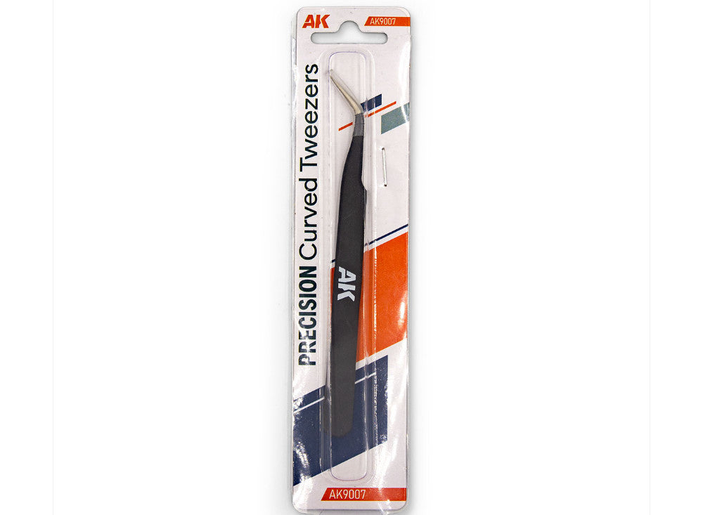 AK Interactive 09007 Precision Curved Tweezers