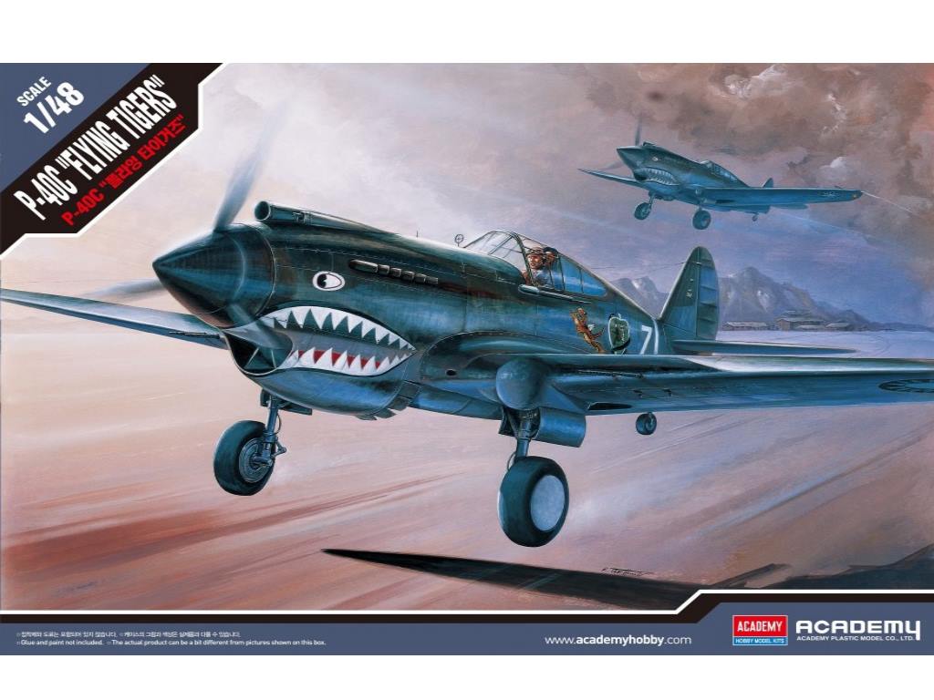 Academy 12280 1/48 - P-40C Tomahawk