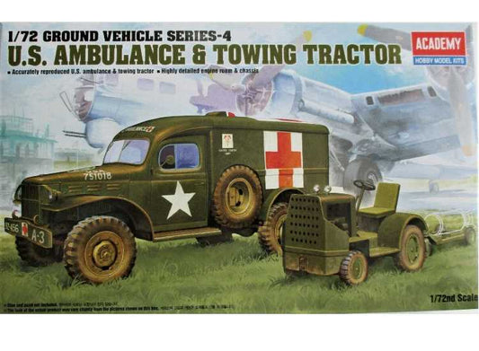 Academy AC13403 1/72 - WWII US Ambulance & Towing Tractor